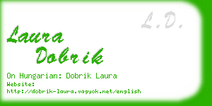 laura dobrik business card